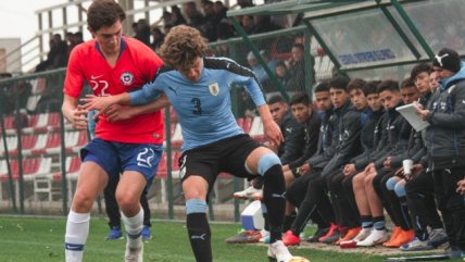  La Roja sub 17 sufrió dura caída ante Uruguay en amistoso  