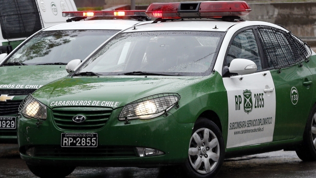 Carabineros frustró robo de vehículo tras persecución en Ñuñoa