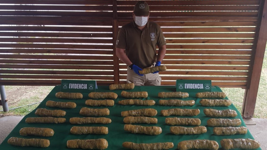 Huara: Desbaratan banda de narcotraficantes con más de 25.000 dosis de marihuana prensada