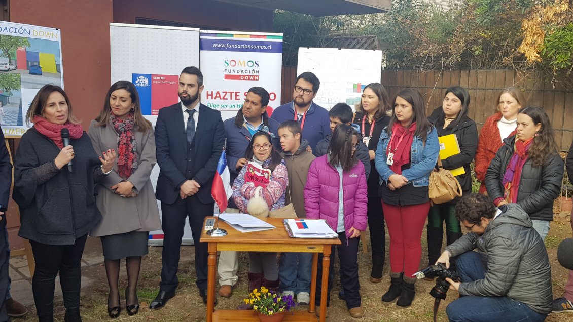 Entregan nuevo inmueble para Fundación Somos Down en Rancagua