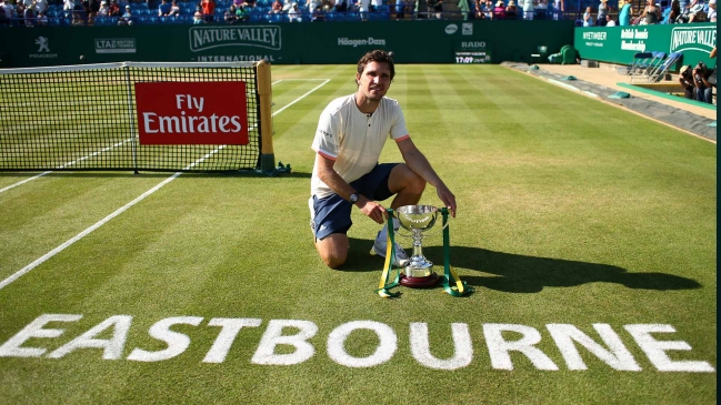 Verdugo de Nicolás Jarry estrenó su palmarés en el ATP de Eastbourne