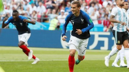 Griezmann rindió desde los 12 pasos ante Argentina y abrió el marcador para Francia