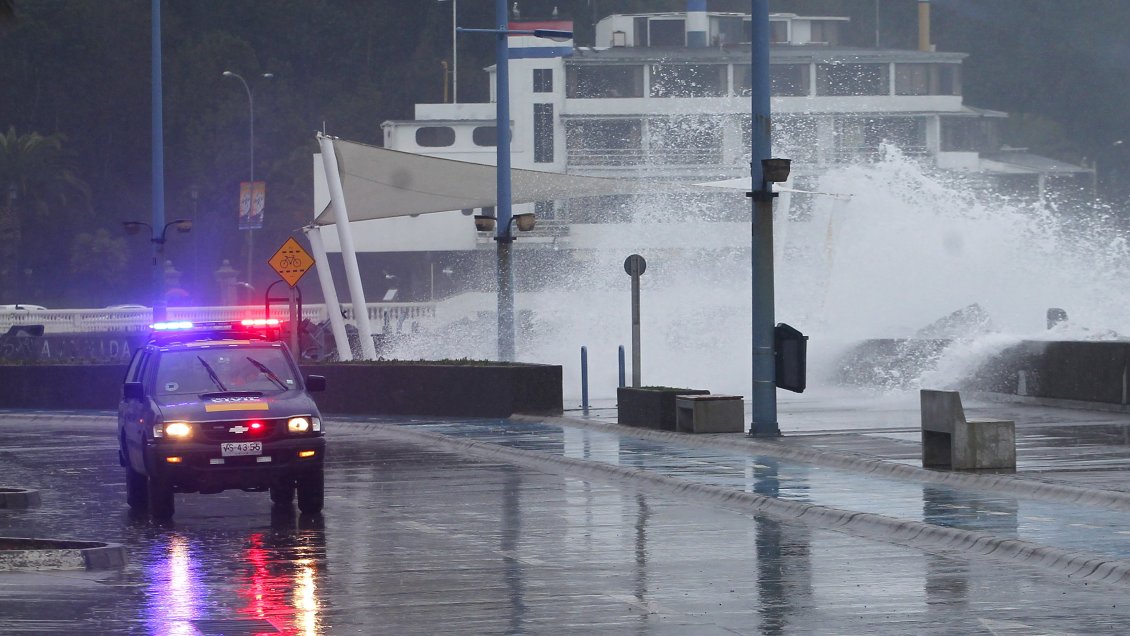 Sistema Frontal bajó la intensidad y afectará menos de lo esperado a la zona central