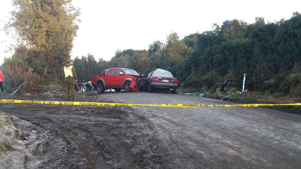 Dos accidentes de tránsito dejaron el saldo de cinco fallecidos en Chiloé
