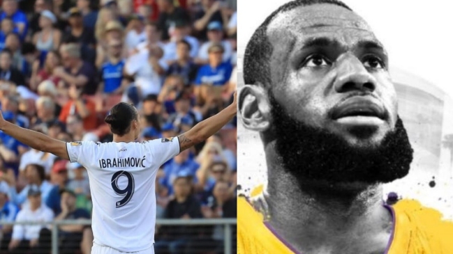La particular bienvenida de Zlatan Ibrahimovic a Lebron James tras su llegada a Los Lakers