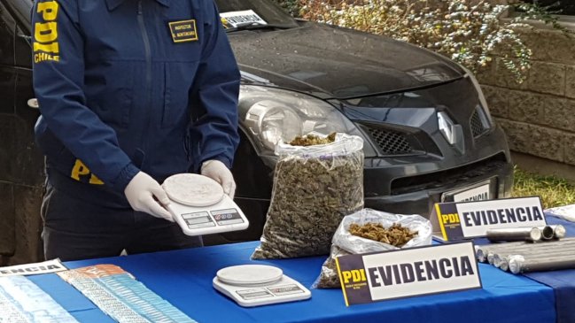 PDI Rancagua desbarató banda que fabricaba y comercializaba drogas