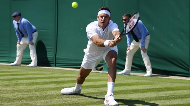 Del Potro superó el primer escollo en Wimbledon y se medirá con Feliciano López