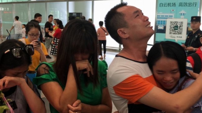 Una joven china se reencontró con su familia 13 años después de perderse
