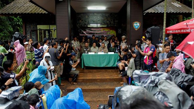 Los niños de la cueva de Tailandia podrían estar atrapados 