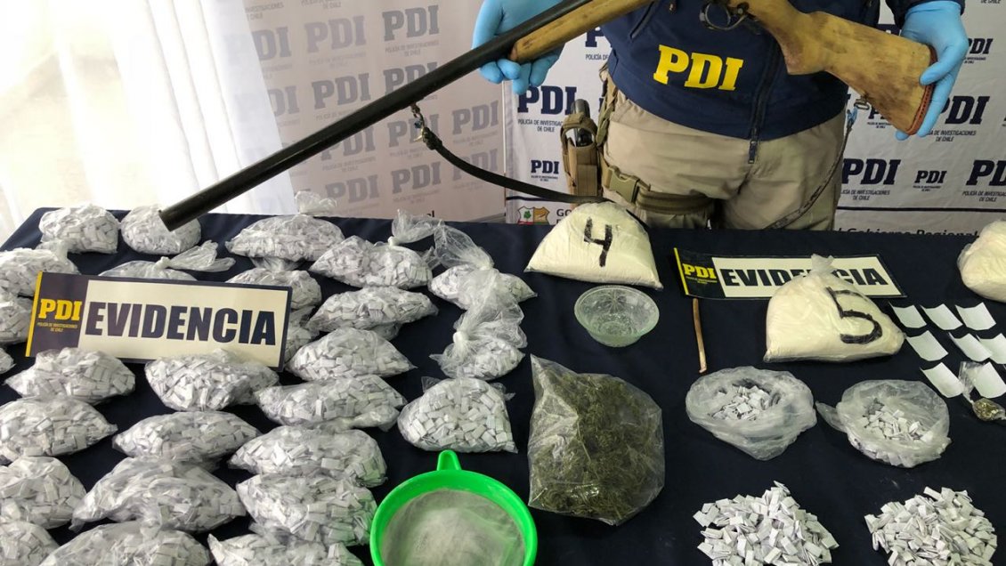 Operativo de la PDI contra el narcotráfico dejó 11 detenidos en Parral