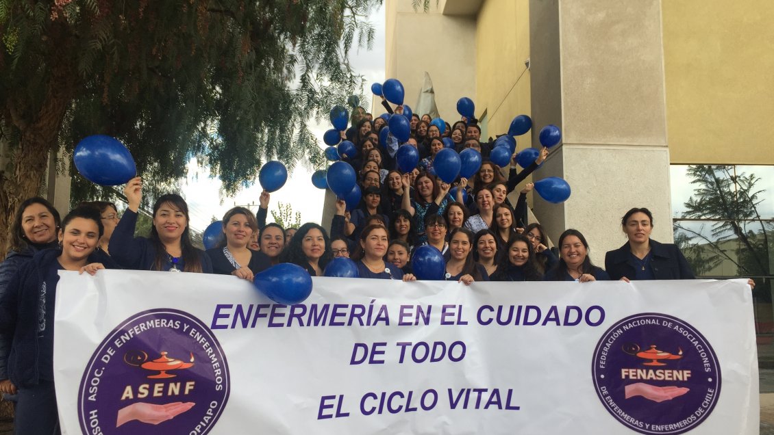 Copiapó: Enfermeras responden a movilización de matronas