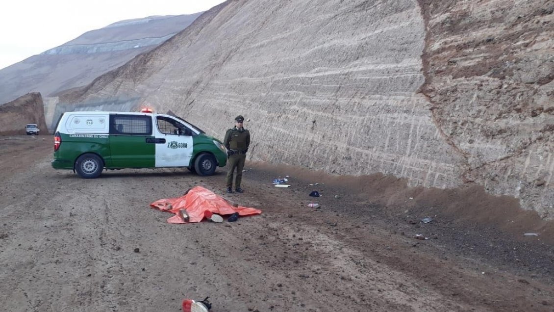 Joven fue hallado sin vida en el nuevo acceso entre Iquique y Alto Hospicio
