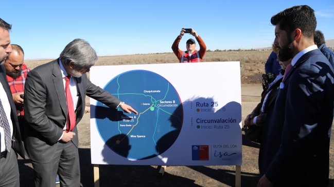 Inician concesión vial de Ruta del Loa, en la Región de Antofagasta