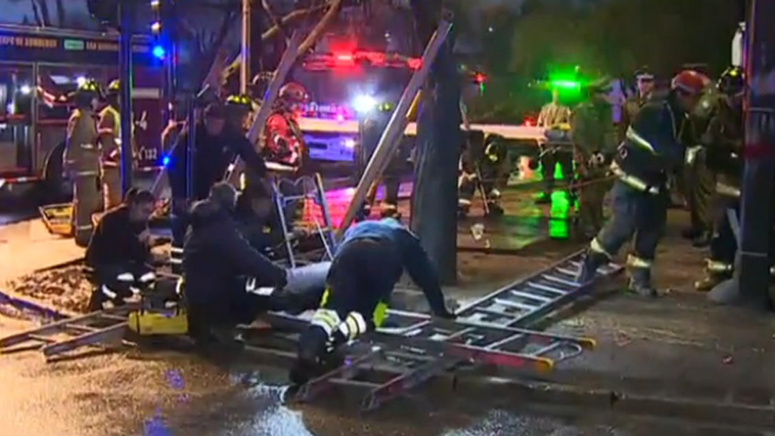 Peatón cayó a un socavón en San Bernardo