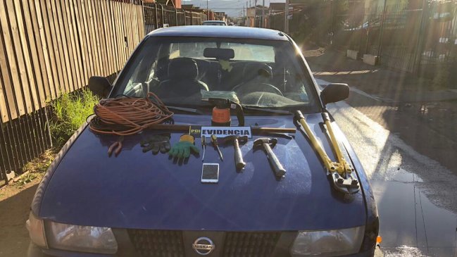 PDI detuvo a tres personas por robo a Clínica Mediterránea de La Serena