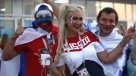   Las hinchadas se lucieron este sábado en el Mundial de Rusia 