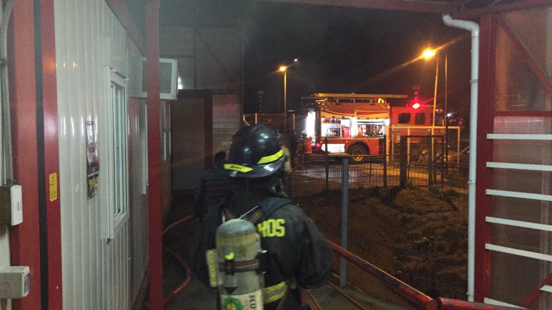 PDI investigará causas del amago de incendio en Hospital Modular en Queilen