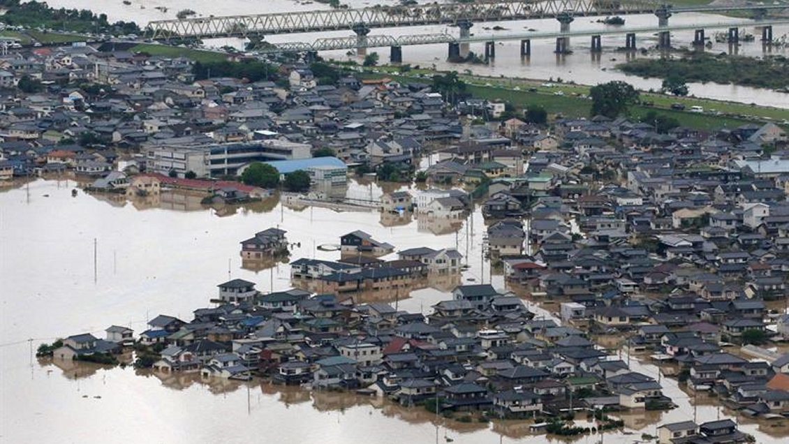 Las lluvias torrenciales dejan casi 100 muertos y 58 desaparecidos en Japón