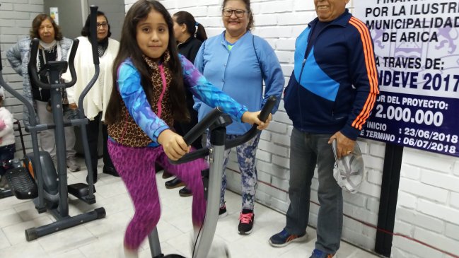 Arica: Inauguran obras de remodelación en gimnasio de la junta vecinal 