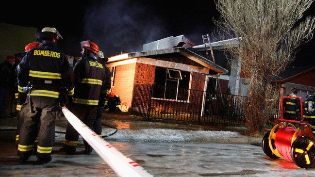 Incendio en Punta Arenas dejó a una persona fallecida