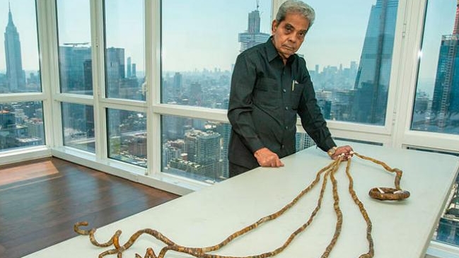 Hombre récord se cortó las uñas luego de 66 años