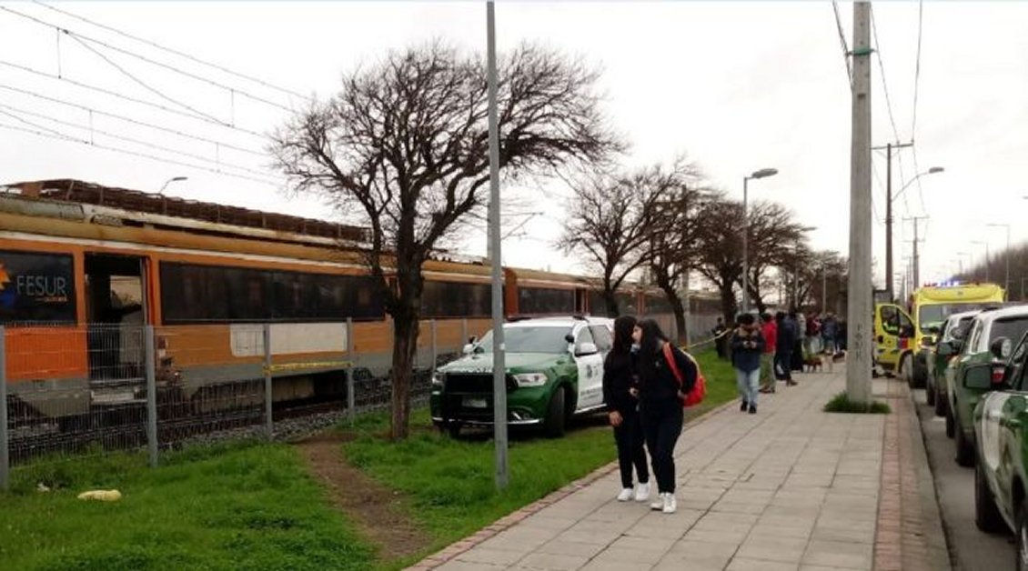 Coronel: Hombre murió tras ser atropellado por un tren