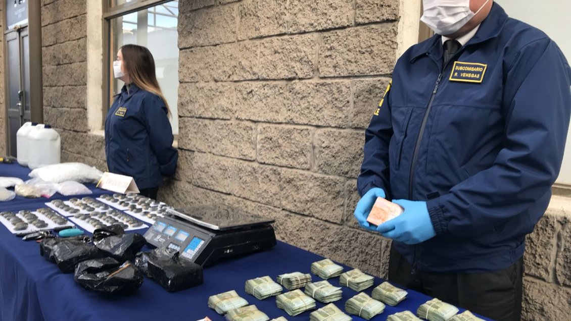 Prisión preventiva para dos sujetos acusados de tráfico de drogas en Rancagua