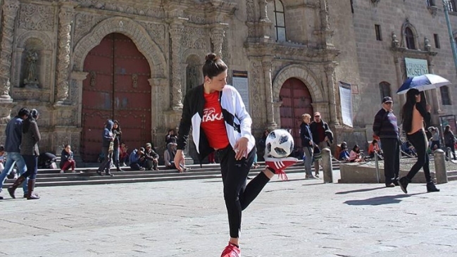 Catalina Vega buscará revalidar su título latinoamericano de fútbol Freestyle en Bolivia