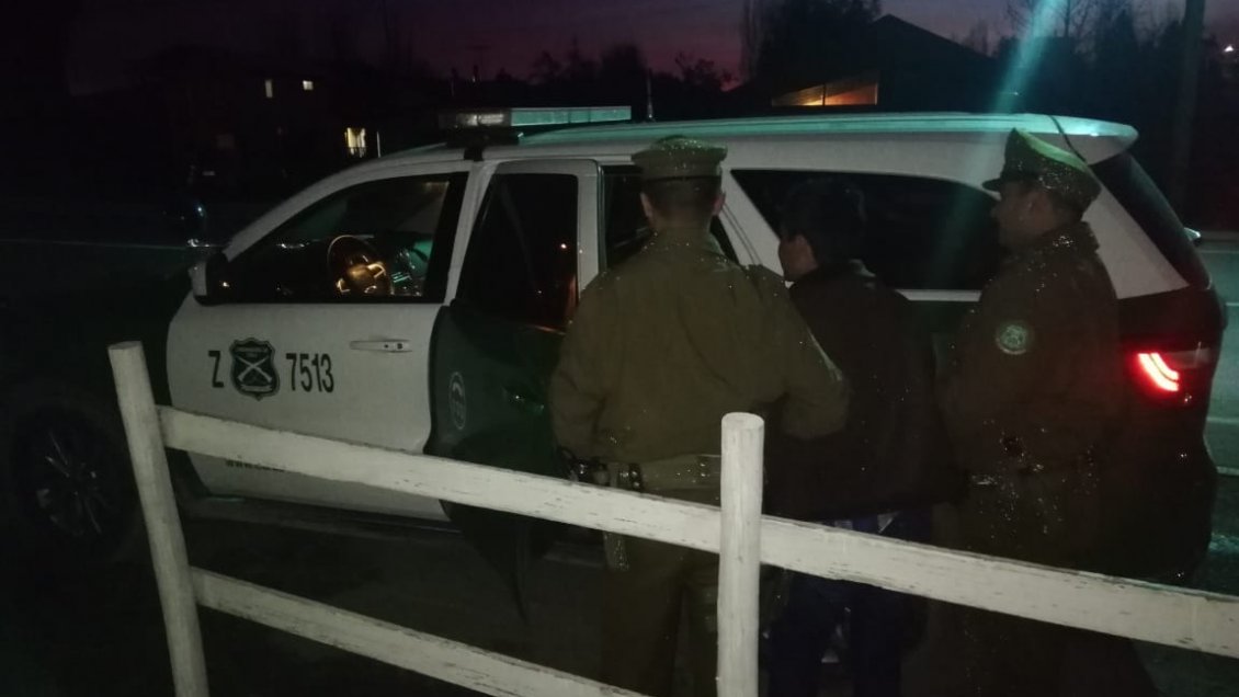 Detienen en O'Higgins a prófugo por homicidio cometido en Santiago