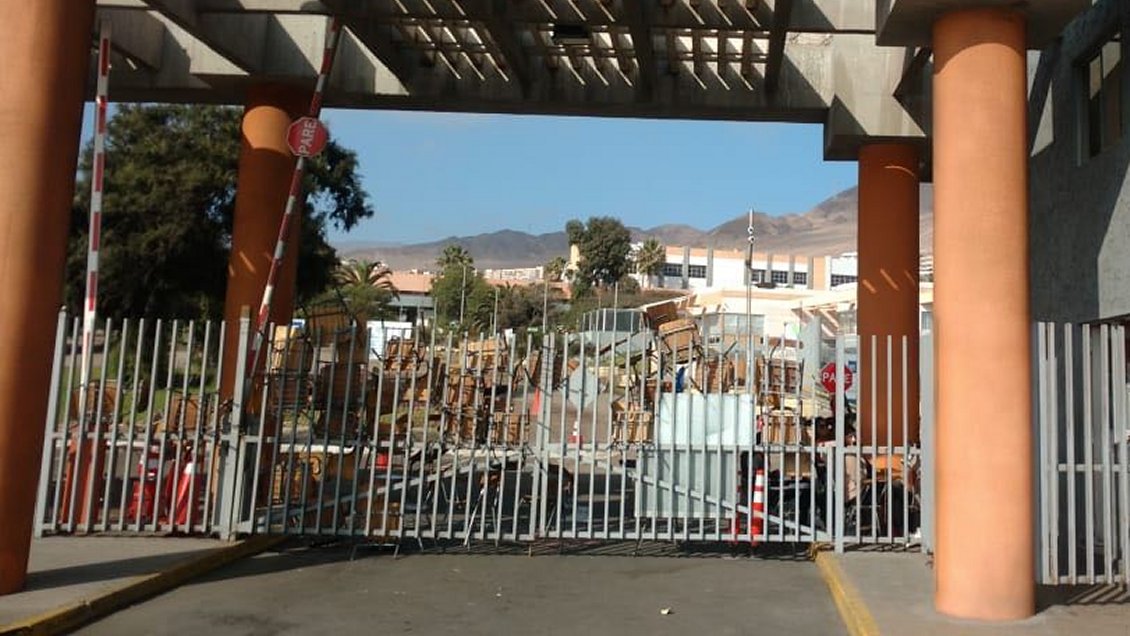 Estudiantes tomaron el Campus Coloso de la Universidad de Antofagasta