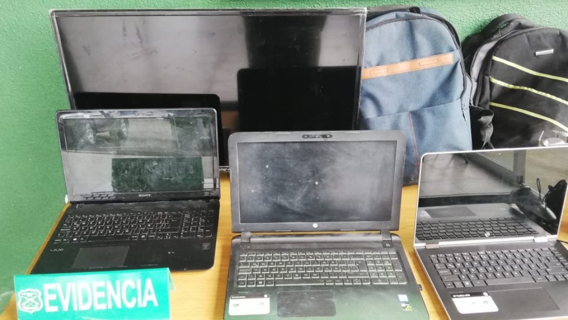 Talca: Carabineros busca a banda que asaltó vivienda y amenazó con una pistola a los policías