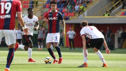Erick Pulgar anotó un golazo de tiro libre para Bologna en amistoso de pretemporada