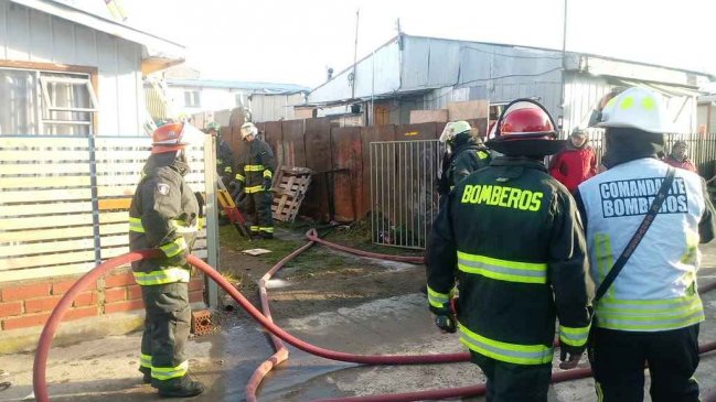 Punta Arenas: Cinco personas damnificadas en incendio
