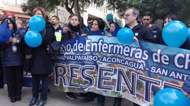 Enfermeras llegaron al Congreso: 