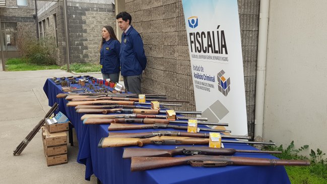 San Vicente: PDI desbarató a armería clandestina que contaba con municiones de guerra