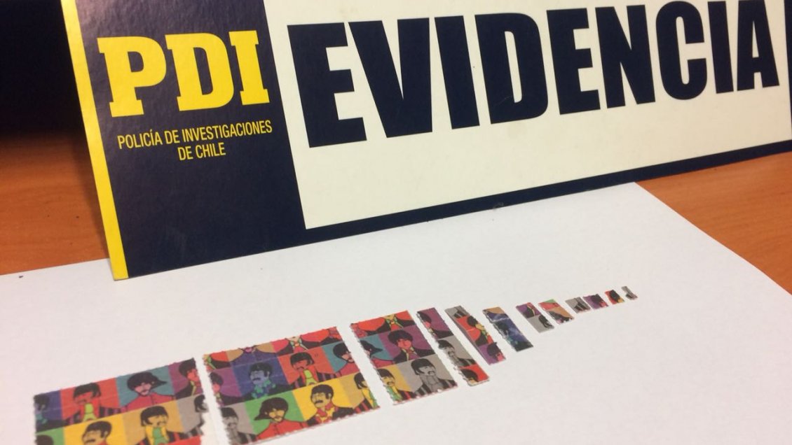 PDI detuvo a un sujeto por receptación de estampillas de droga sintética