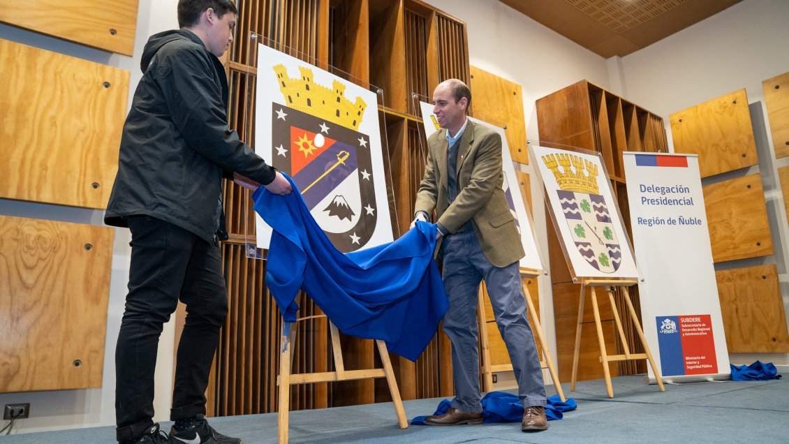 Diseñadores de escudos de tres provincias de la nueva región de Ñuble fueron premiados