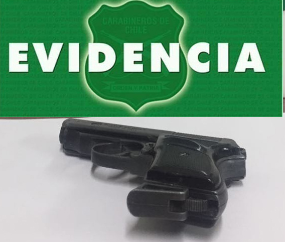 Valdivia: Carabineros detuvo a adolescente por portar arma de fuego