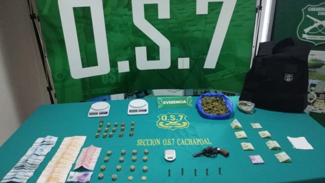 O'Higgins: Carabineros detuvo a 