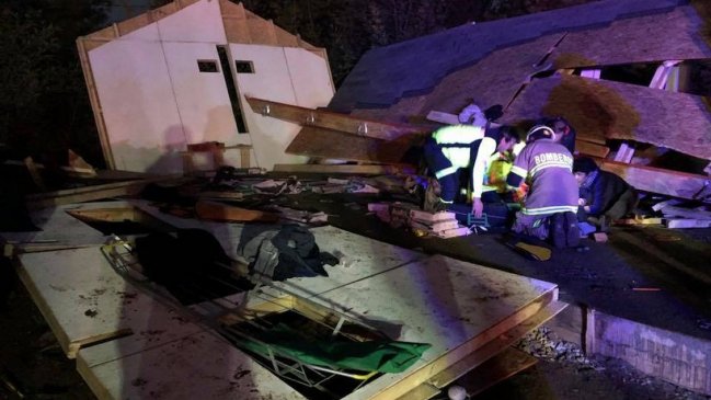 Parral: 12 voluntarios lesionados tras desplome de capilla que ayudaban a reparar