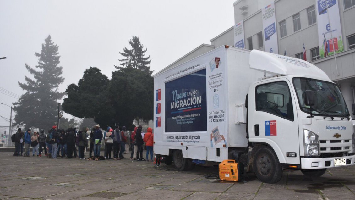 Móvil de Extranjería atendió a 106 personas en su paso por Ñuble