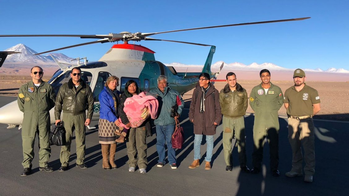 Encontraron con vida a familia desaparecida en la frontera de la Región de Antofagasta