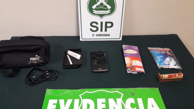 Lota: Carabineros detuvo a dos personas por robar diversas especies desde vehículo