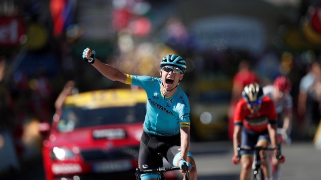 Magnus Cort Nielsen se impuso en el embalaje en la etapa 15 del Tour