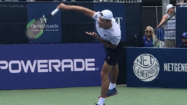 Australiano Alex de Miñaur fue el primero en festejar en el ATP de Atlanta