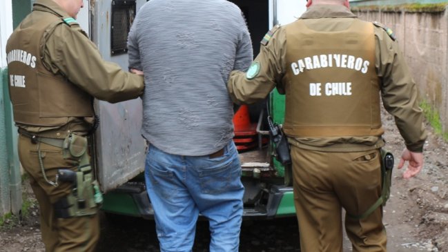 Carabineros detuvo a dos sujetos por tráfico de drogas en San Vicente