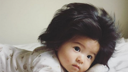 Baby Chanco: Guagua de seis meses es furor en Instagram por su melena gigante