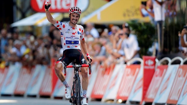  Alaphilippe ganó en los Pirineos y Thomas sigue vestido de amarillo  