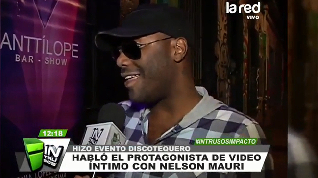 Protagonista de video íntimo con Nelson Mauri: 