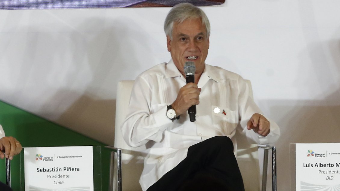 Piñera: Seguiremos trabajando para consolidar inversión extranjera